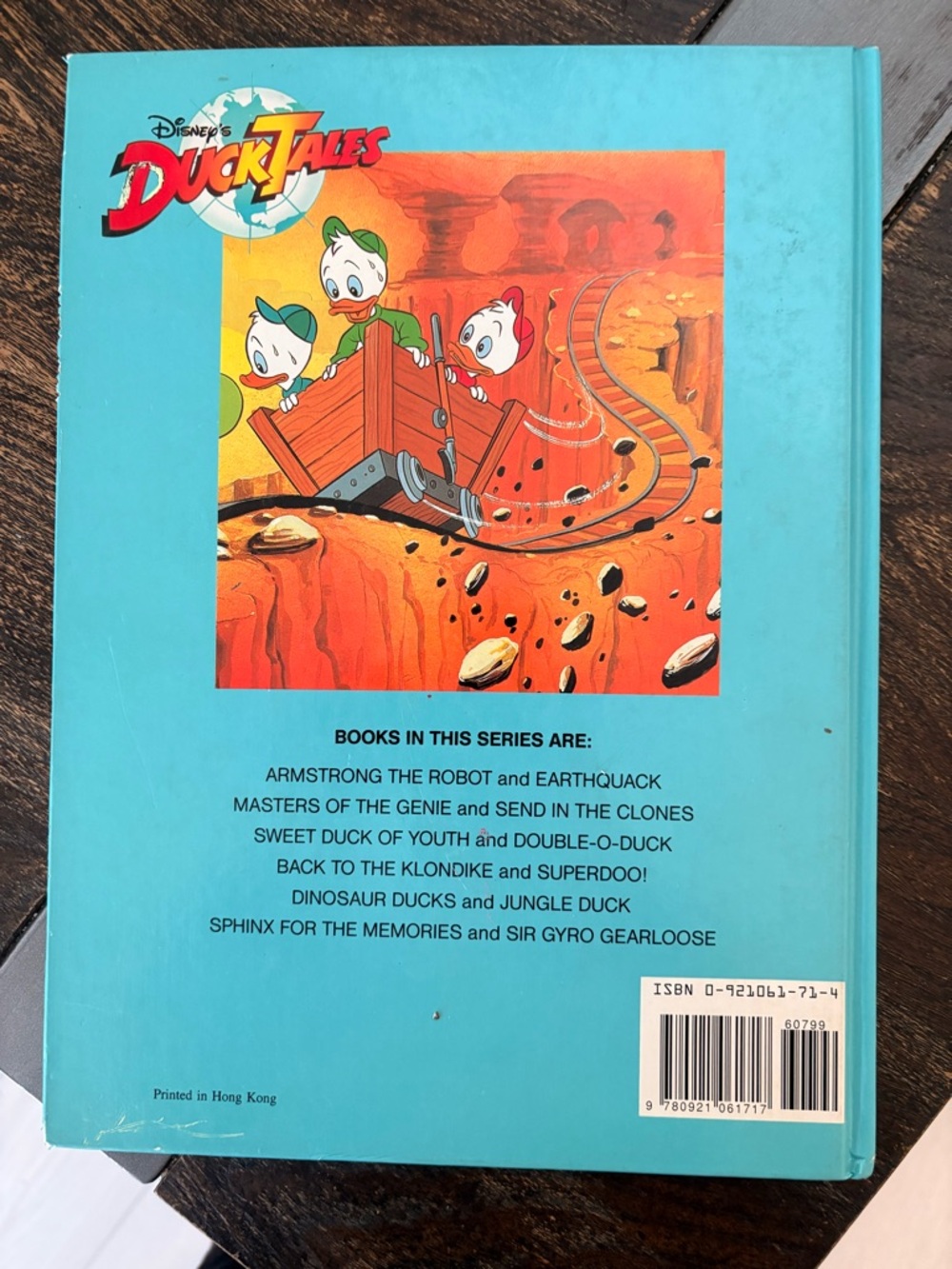 Disney DuckTales Hardcover – Teal Cover with Orange Illustration - Picture 2 of 5